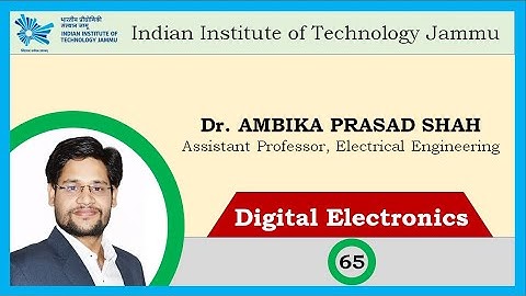 Lecture 65: Cascading of Counters | Digital Electronics | Dr. Ambika Prasad Shah | IIT Jammu