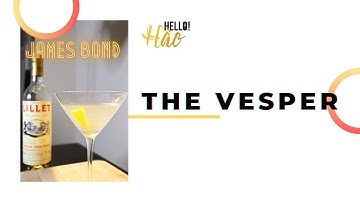 THE VESPER I MARTINI CỦA JAMES BOND-ĐIỆP VIÊN 007 I HỌC PHA CHẾ I CLASSIC COCKTAIL I HELLO HAO