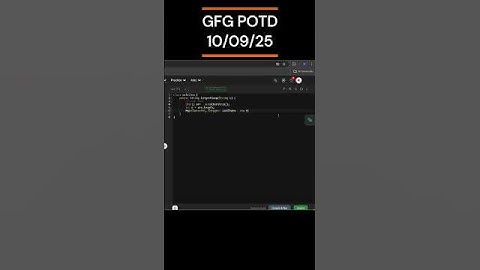 Largest number in one swap | GFG POTD | 10/09/2025 #coding #gfg #potd #java