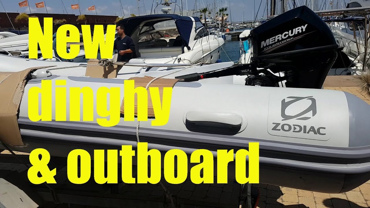 Delivery of our new Zodiac dinghy and Mercury outboard - Sailing A B Sea (Ep.019)
