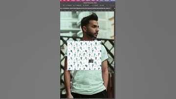 Add any pattern to clothes Photoshop #shorts