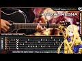 SAO : Alicization - War of Underworld OP2 - ReoNa -  ANIMA Fingerstyle Guitar Cover + TABS Tutorial