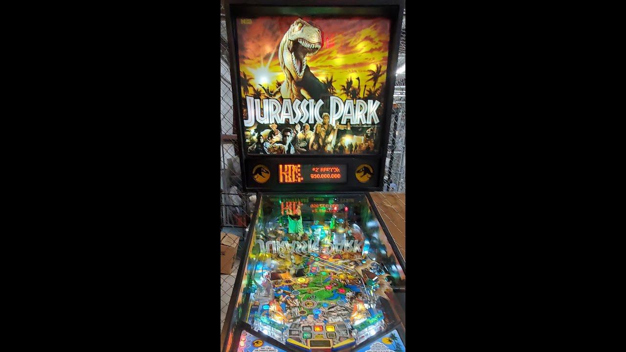 Vetro LED Per Campo Da Flipper Data East Jurassic Park – Nuovo 2020