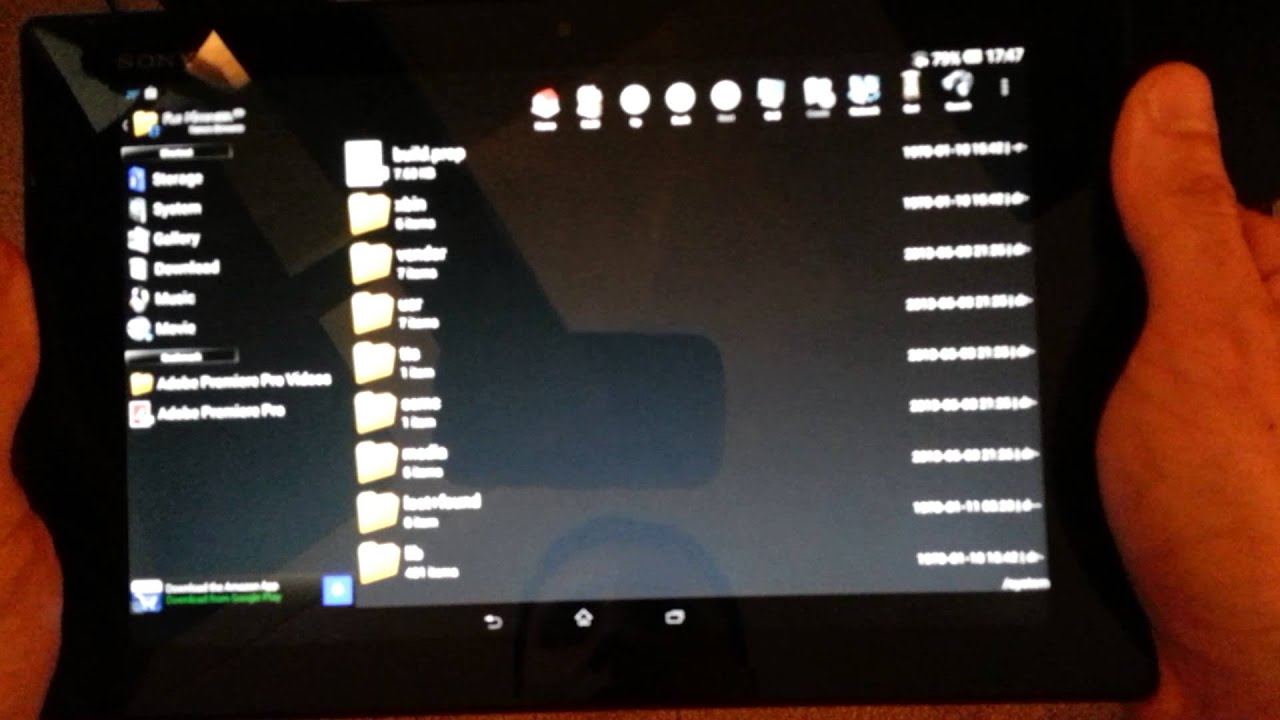 Sony Xperia Z Tablet - Problem with Screen - YouTube