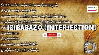 Isibabazo Interjection Izingcezu Zenkulumo Parts Of Speech