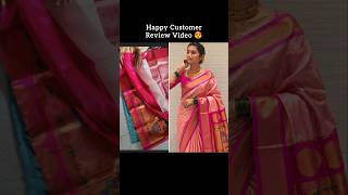 Kadiyal Kalanjali Paithani Happy Client Review Video 😍 #kadiyal #kalanjalipaithani #happycustomer