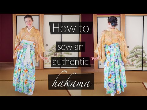 Video: How To Sew A Hakama