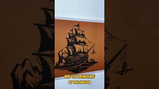 You Can Print On This? Wall Printer Test