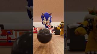 Animation Bowling Battle With Super Mario Vs Sonic Vs Bowser Vs Donkey Kong #Mario #Bowser #Sonic
