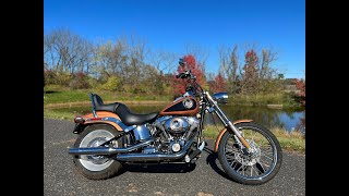 2008 HARLEY-DAVIDSON FXSTC SOFTAIL CUSTOM ANNIVERSARY COPPER AND BLACK 186 ORIGINAL MILES! $8,995