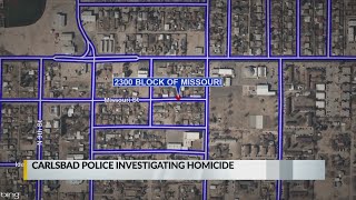 Police investigate Carlsbad homicide