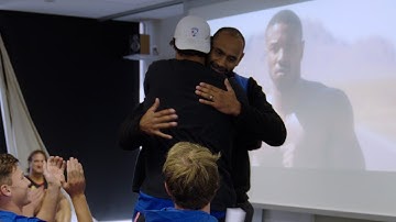 Travis Varcoe tells Arty Jones he