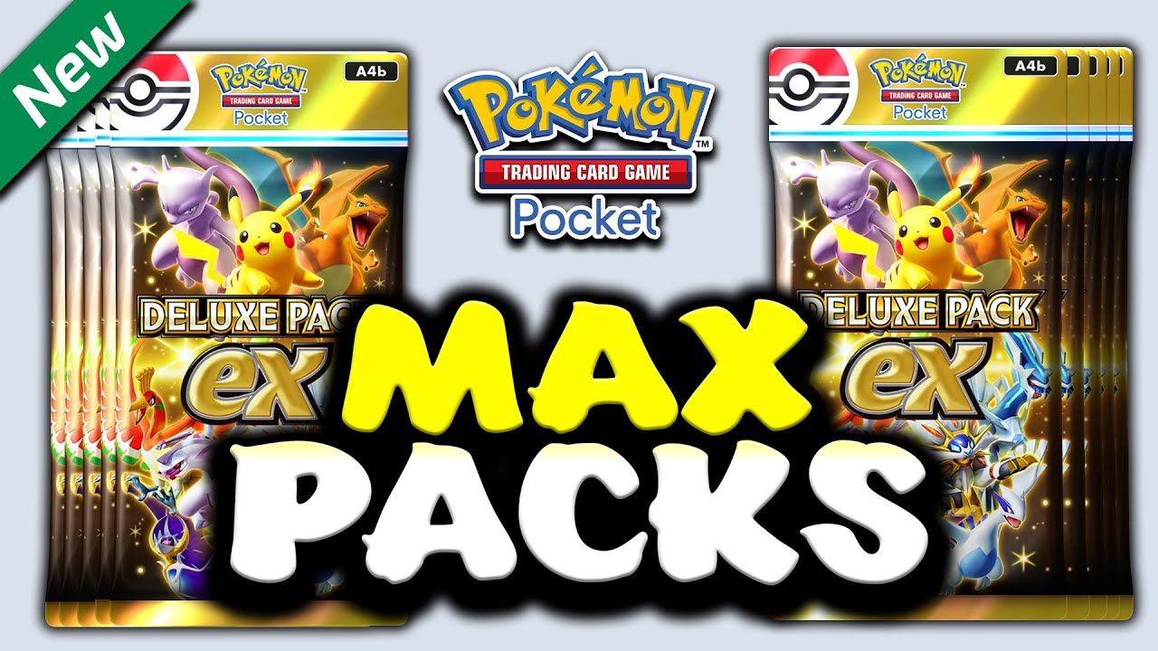 Открытие MAX-наборов Deluxe Pack ex | Расширение A4b | Pokemon TCG Pocket