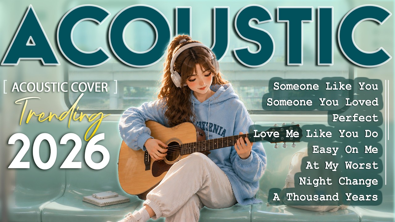 Best Acoustic Songs 2026 ✔ Top Acoustic Music ✔ New Trending Songs 2026 Cover on Tiktok, Spotify