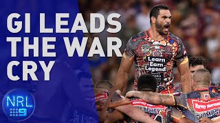 GI leads the Indigenous War Cry | NRL on Nine