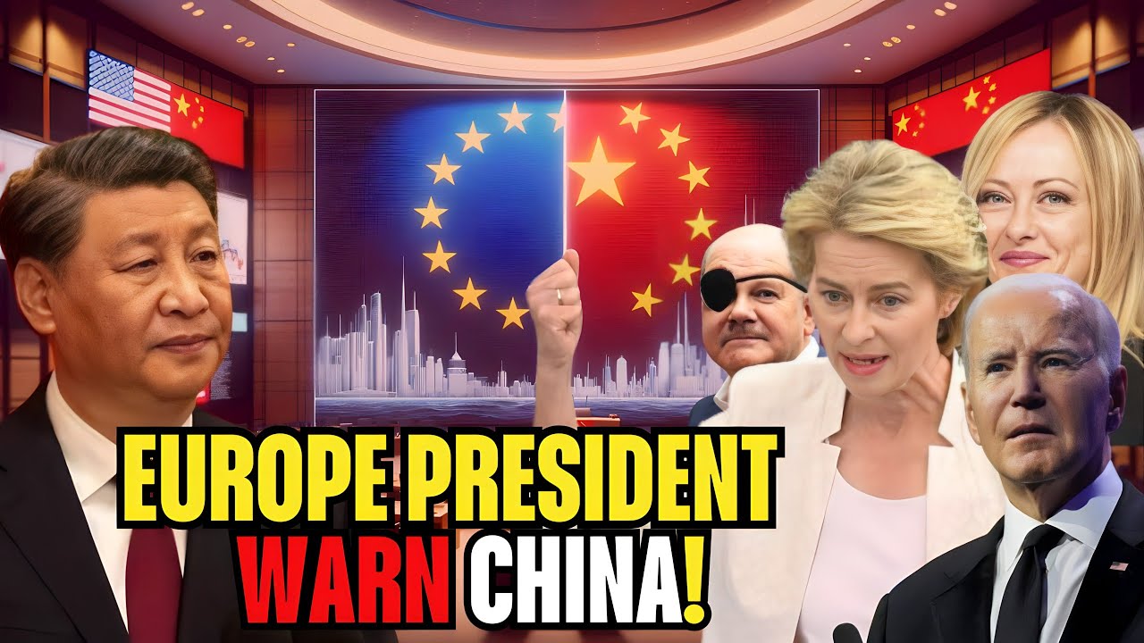 EUROPEAN President WARN China Seriously On Trade Gap! - YouTube