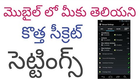 Android hidden secret settings and hacks || mobile secrets 2018 || by santhosh tutor