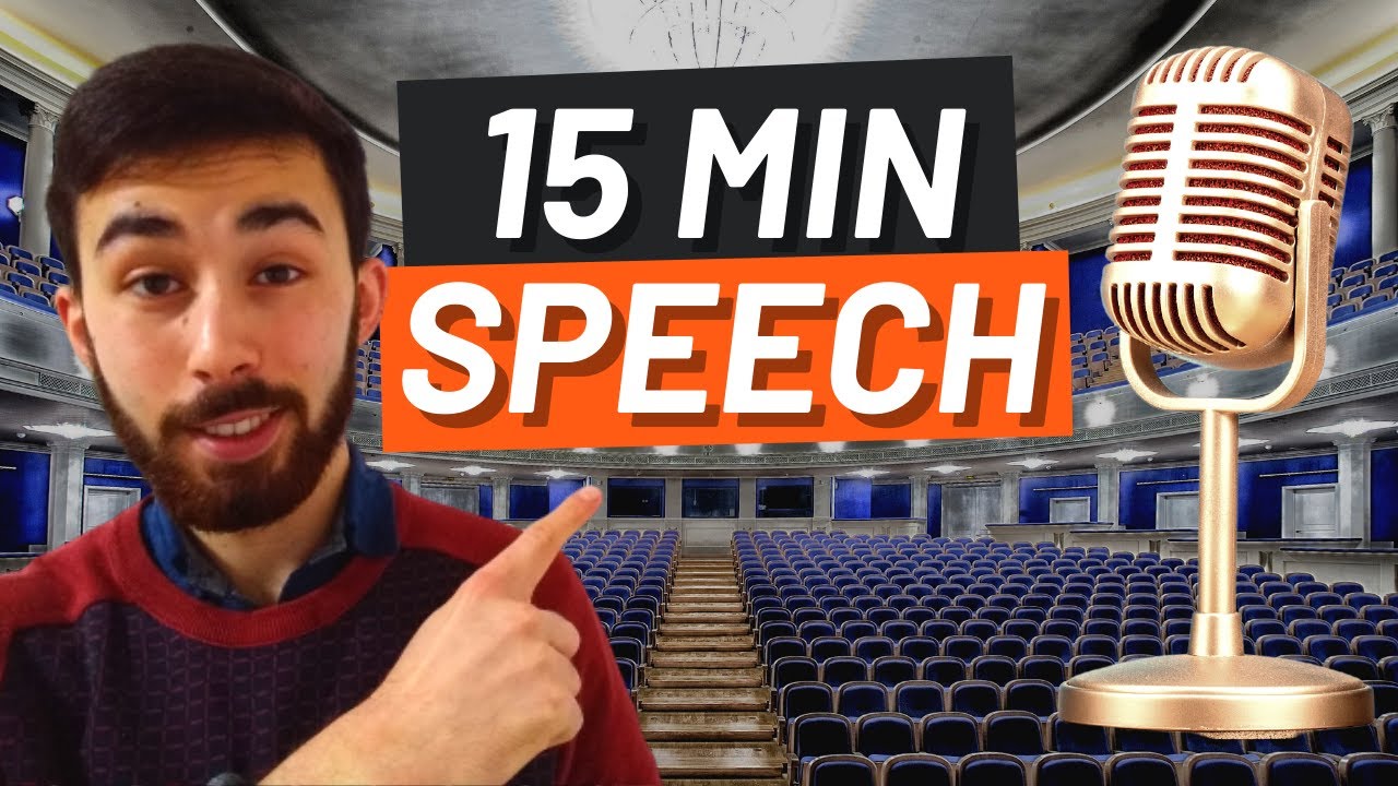 3 Steps to Write and Organise a Persuasive Speech in 15 minutes - YouTube