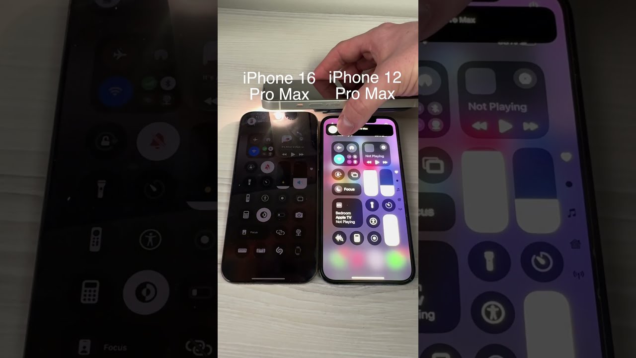 IPhone 12 Pro Max Vs 16 Brightness Test Which One Wins IPhone16ProMax TechTest
