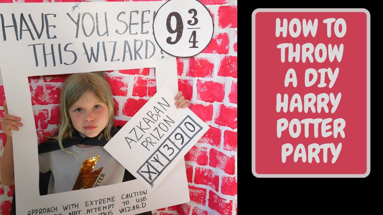 HOW TO THROW A HARRY POTTER PARTY DIY HARRY POTTER PARTY DECORATIONS