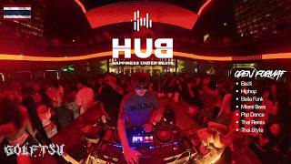 DJ GOLFTSU LIVE AT HuB.MKM | PARTY VIBE | (ฟิวส์มหาลัย) Hiphop Miami TikTok Pop Thai Remix Vol.1