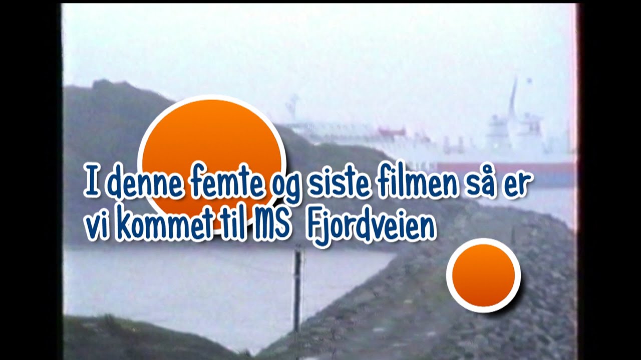 VHS film Askøy Bergen AS sine ferger 1992 MS Fjordveien