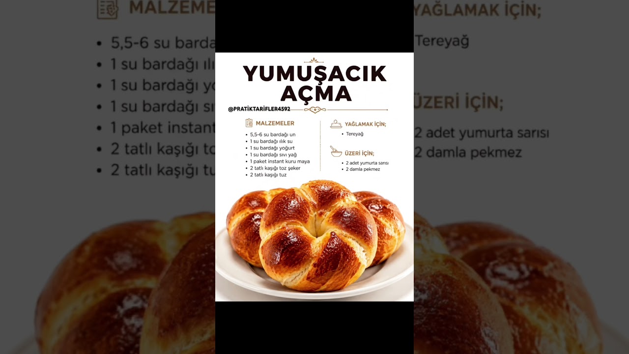 Yumuşacık Açma Tarifi✨ #keşfetedüş #pratiktarifler #tarif #açma #açmatarifi #mayalıhamur #youtube Yumuşacık Açma Tarifi✨ #keşfetedüş #pratiktarifler #tarif #açma #açmatarifi #mayalıhamur #youtube