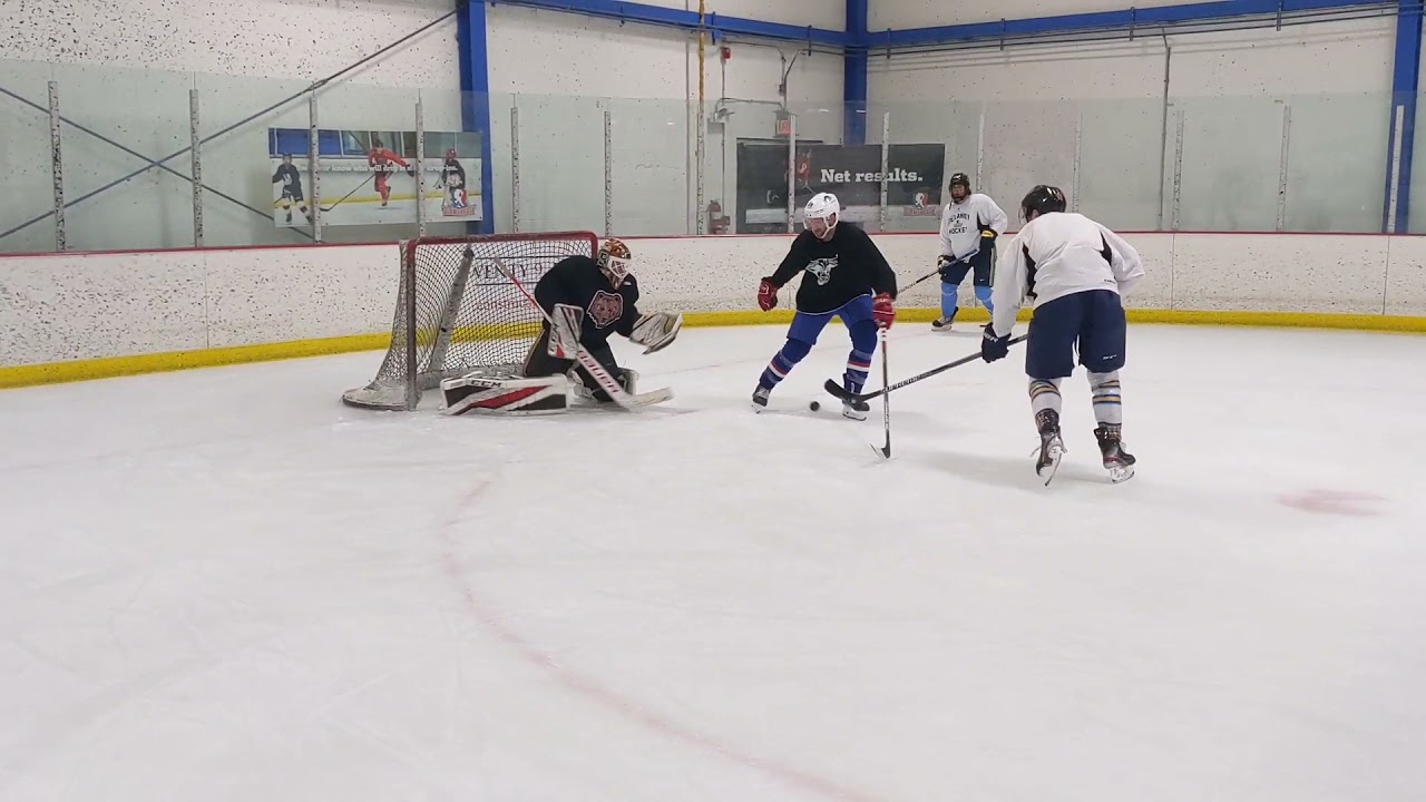 Hockey Drills: 2v1 Hi/Low