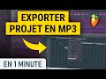 Exporter son projet en mp3 sur fl studio