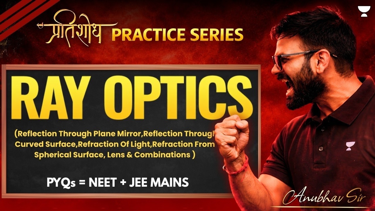 RAY OPTICS  | JEE & NEET PYQs | NEET-2026 | Anubhav Sir