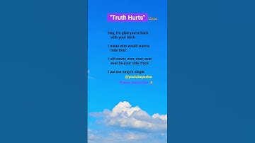 Thumbnail of Truth Hurts ~ Lizzo ❤️ #lyrics #song #music #lizzo #audio
