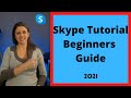 How to use skype for conferencingskype tutorial skype 2021