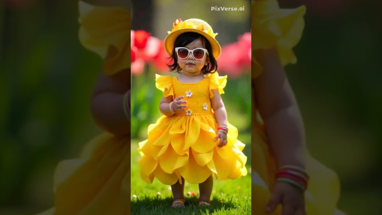 cute baby girl 💛💛💛 