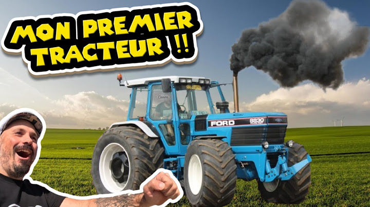 MON PREMIER TRACTEUR FORD !!