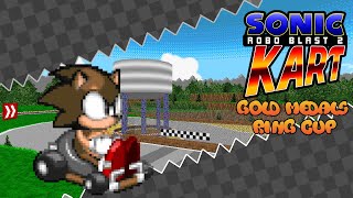 Sonic Robo Blast 2 Kart v1.2 (Final Beta) - Time Attack (Gold Medals) (Ring Cup)
So I decided to replay SRB2 Kart again, and realized there was a time attack mode, so after attempting to get the gold medals to the ring cup stages for 3 to 4 painful hours straight, I finally got my first five goal medals.
SRB2 Kart
https://mb.srb2.org/showthread.php?t=43708 Sonic Robo Blast 2 Kart v1.2 (Final Beta) - Time Attack (Gold Medals) (Ring Cup)