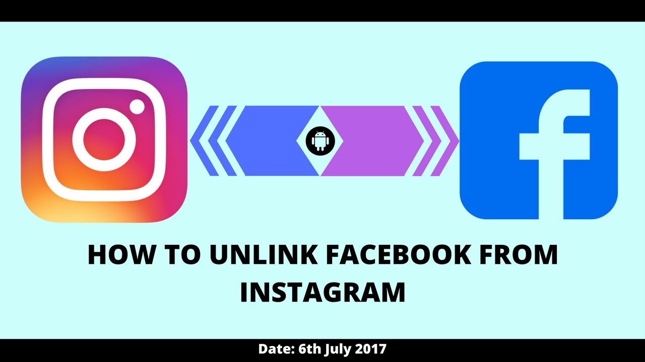 How to UNLINK Facebook from Instagram Account & Remove Instagram App on  Facebook.