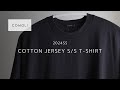 COMOLI】コットンジャージ 半袖Tシャツ【24SS】 - YouTube