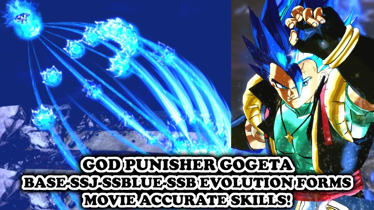 God Punisher Gogeta CINEMATIC MOVIE SKILLS! THE JUDGE OF GODS! Dragon