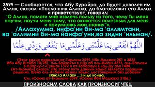 О Аллах, Помоги Мне Извлечь Пользу Из Того, Чему Ты Меня Научил