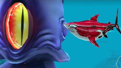 ACE SHARK vs COLOSSAL SQUID BOSS BATTLE PART 3 - Hungry Shark World