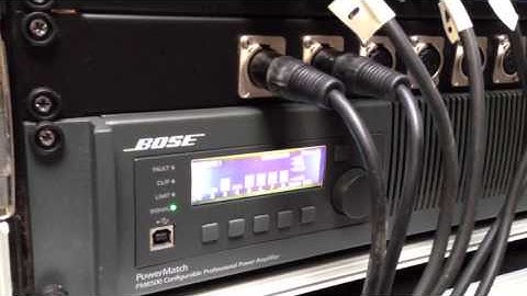 Bose room match speaker system RMS powermatch