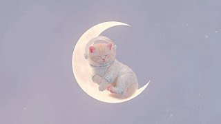 Cosmic Paws Series ✨🐾 One Hour Drift with Space Kitten (Pink Noise · Subtle High Tone · No Melody)