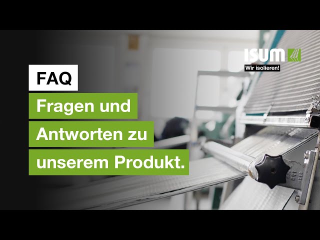 Neue, schlanke Dämmfolie - auragona sales ist neuer Stützpunkthändler der  ISUM GmbH - openPR