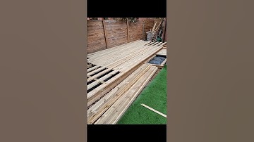 Artificial grass and decking, stepping stones