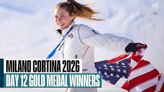 every gold medal moment day 12 milan cortina