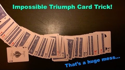 Impossible Triumph Beginner Card Trick Revealed!