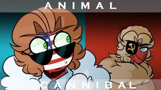 Animal Cannibal [animation meme] (countryhumans) Resimi