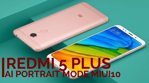 MIUI 10 AI Portrait Mode On Redmi 5 Plus/Redmi Note 5