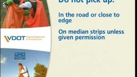 VDOT Adopt-a-Highway Volunteer Guidelines