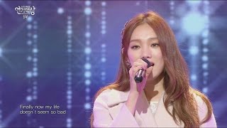 Video thumbnail of "[2015 MBC  Drama Acting Awards] Lee Sung Kyung the opening stage, 'Finally+Love on top' 20151230"